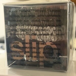 Silk Skinny Scrunchies Set of 6